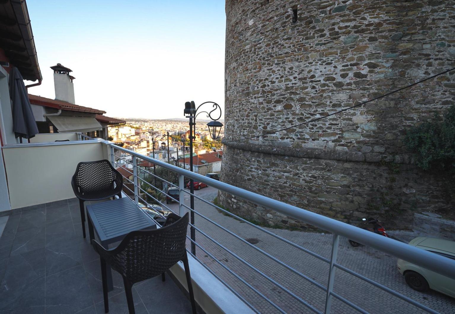 Apartamento Beyond The Castle Tesalónica Exterior foto